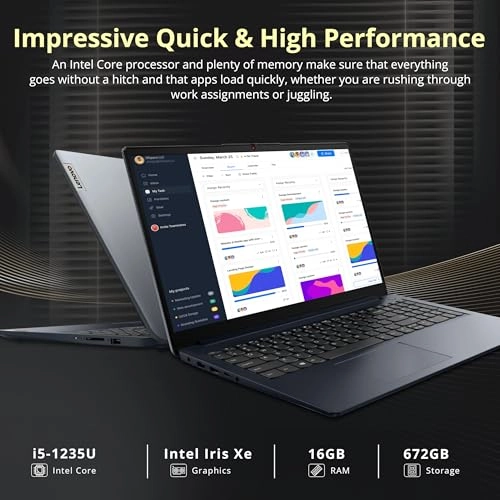 IdeaPad 1i - 15.6'' i5 1235U 16GB DDR4 512GB SSD