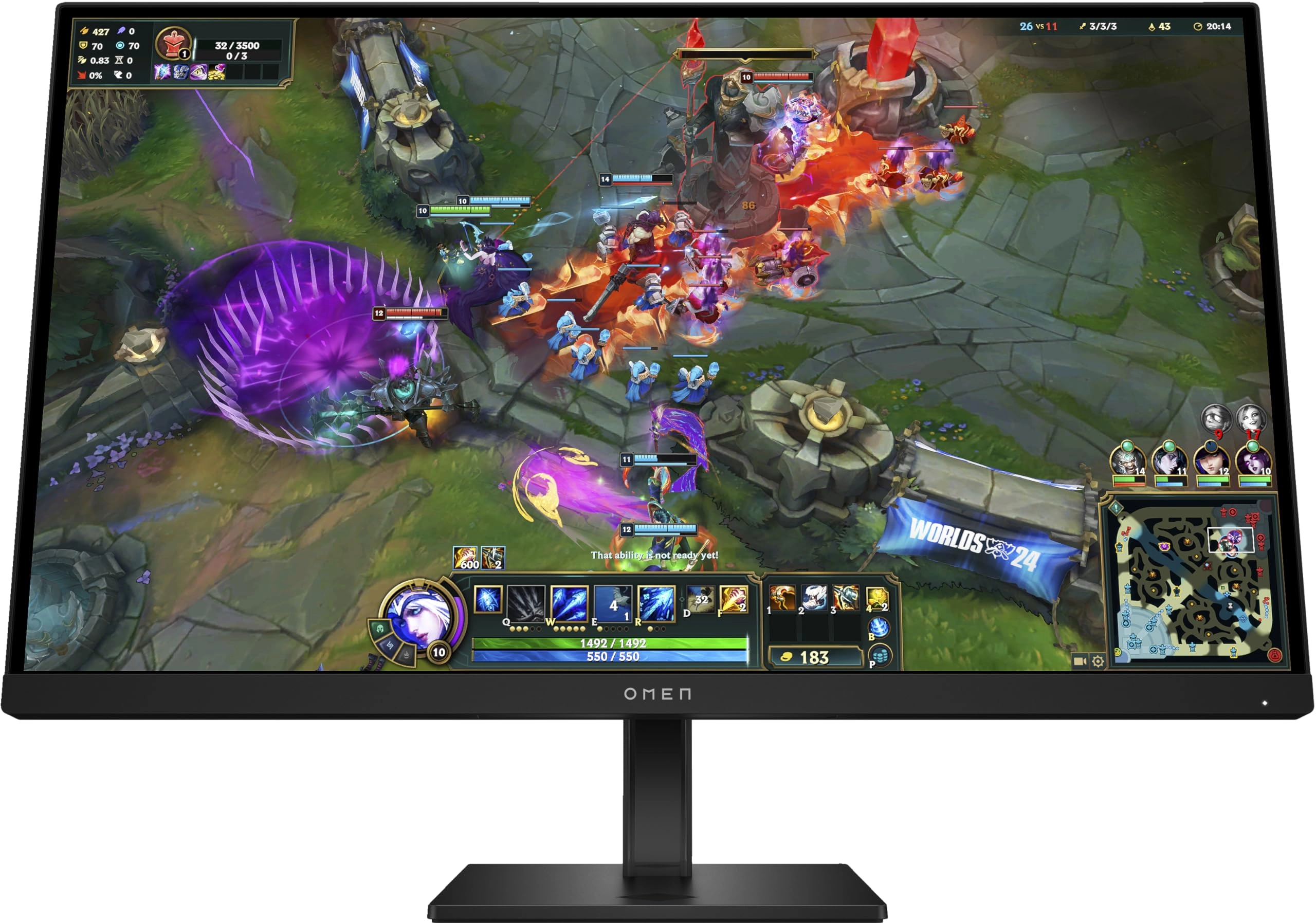 HP OMEN 27qs G2 - AW3V0AA#ABU 27 inch 2560 x 1440 Pixels