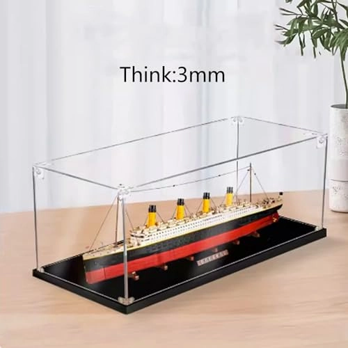 Acrylic Dustproof Display Case - 10294 Titanic 3mm