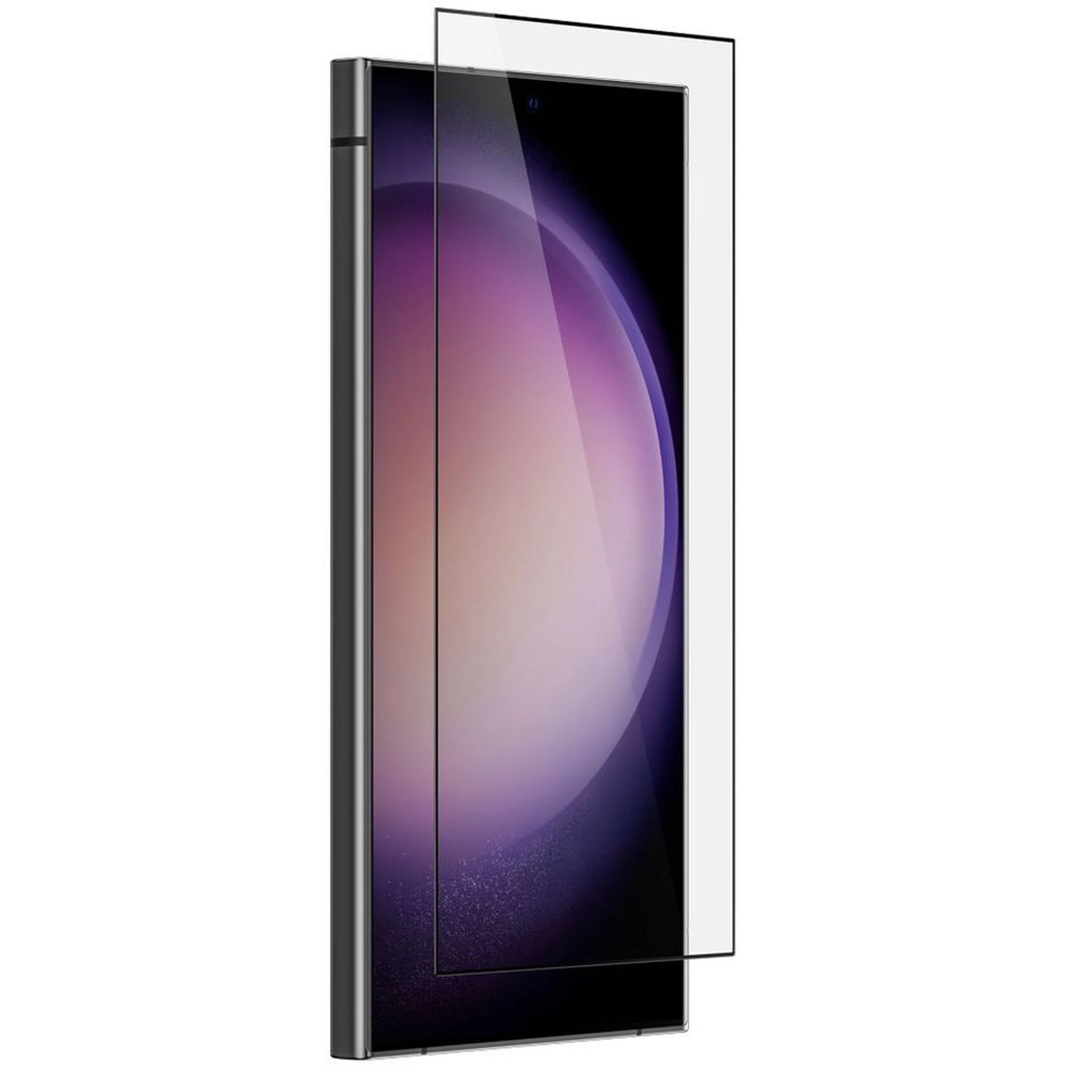 AMAZINGthing Clear Tempered Glass Screen Protector for Samsung Galaxy S24 Ultra