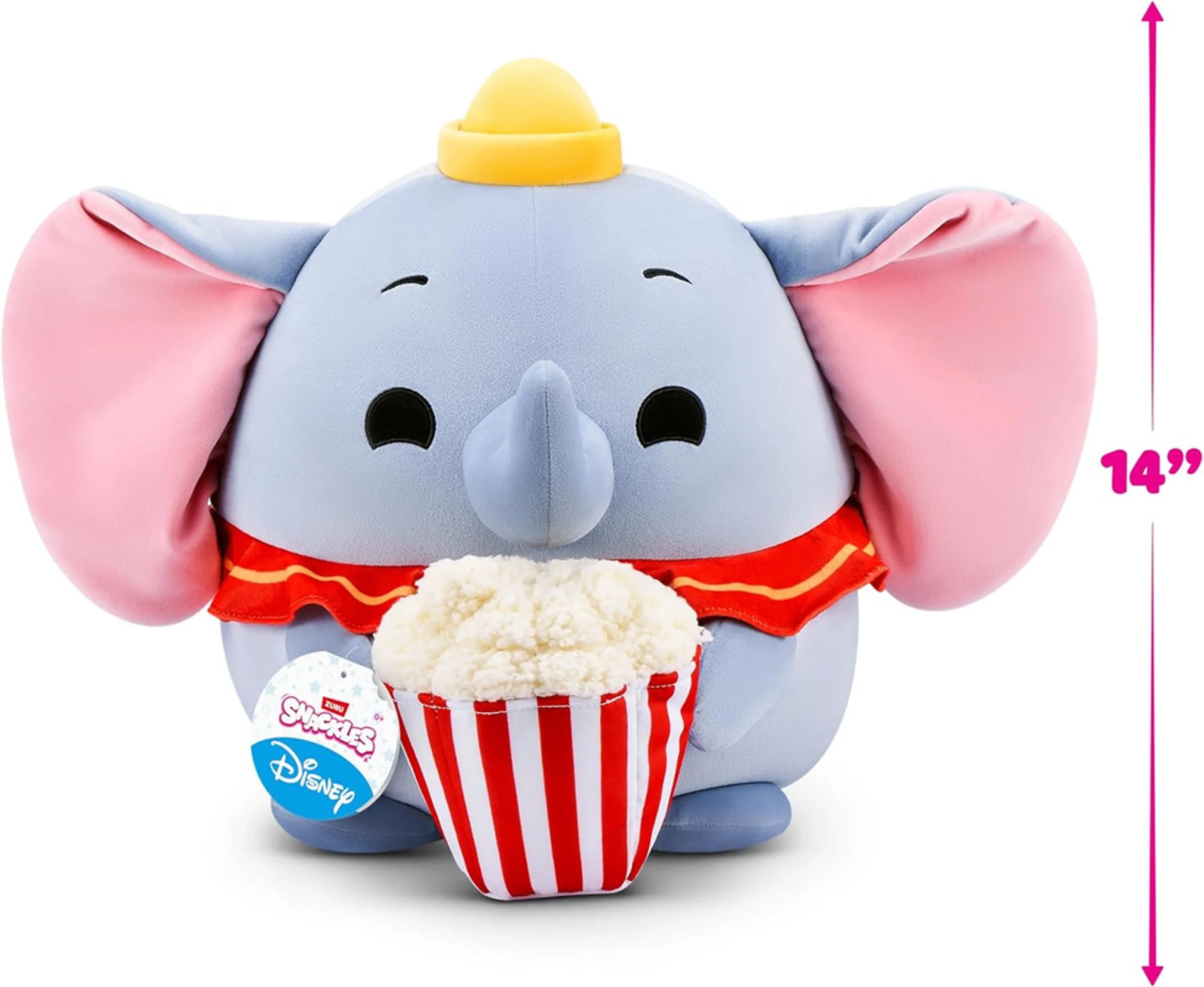 Dumbo & Popcorn - 14-Inch Plush Toy
