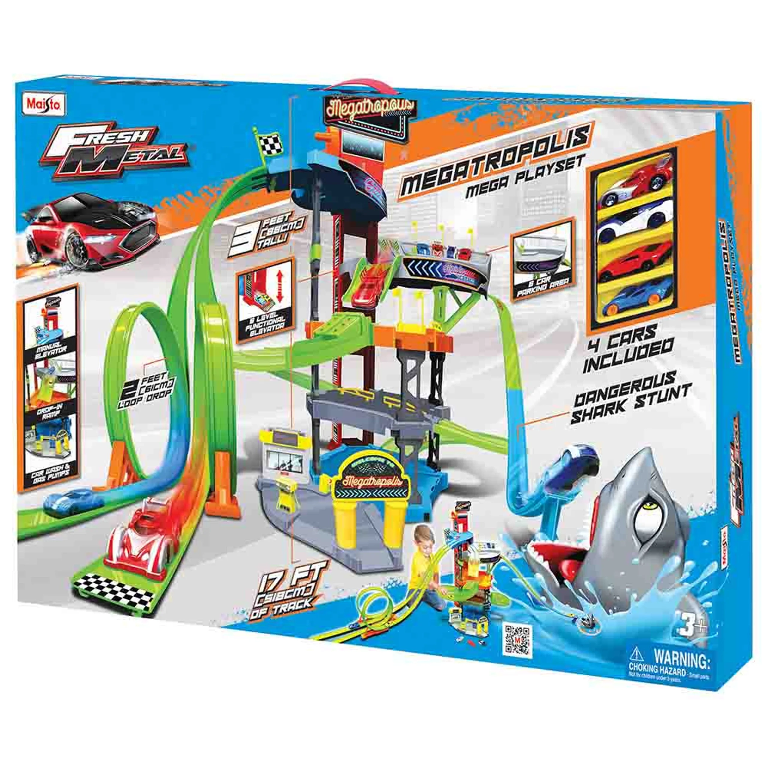 Maisto Megatropolis Deluxe Playset - 4 pcs