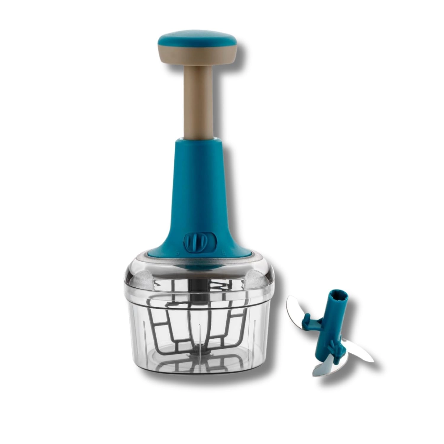Manual Push Chopper - 700ml 3 blades