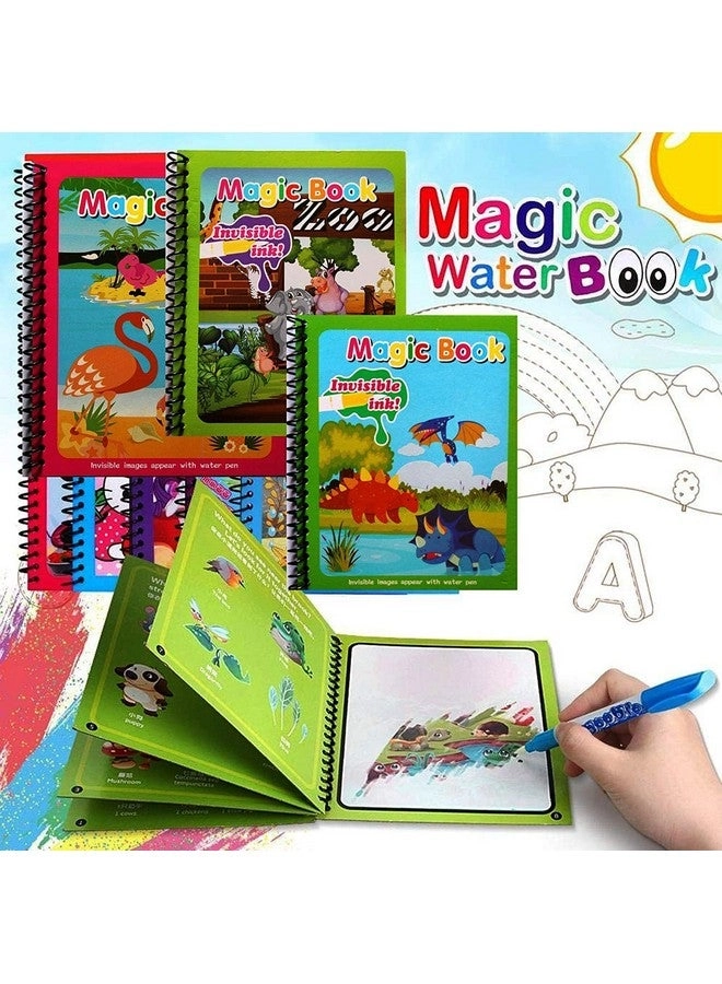 Reusable Magical Water Painting Book - 2 Books Magic Doodle Pen