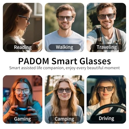 AI Translation Glasses - 160+ Languages Noise-Cancelling Photochromic