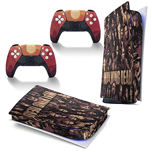 PS5 Console Skin - Playstation 5 Disk Edition (Digital Version) + PS5 Controller Skin