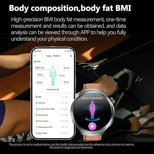 Smart Health Watch - 1.73-inch 466*466 IP68