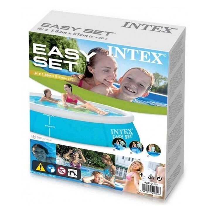 Easy Set Inflatable Pool - Without Pump 183x51cm Blue