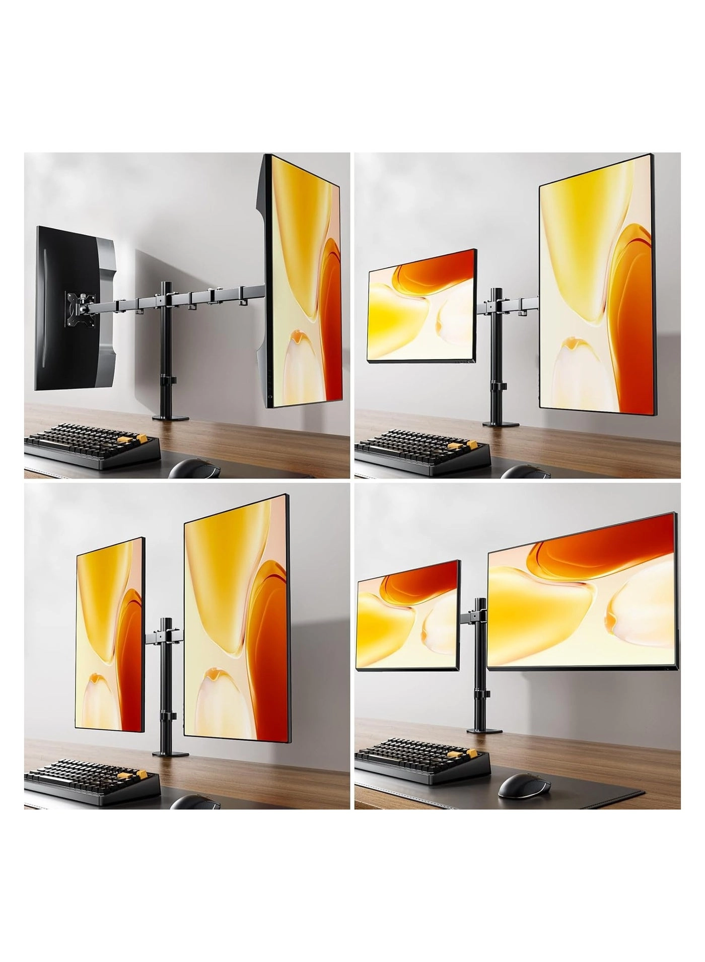 SS02-42 - two 13 to 27" 75x75mm or 100x100mm