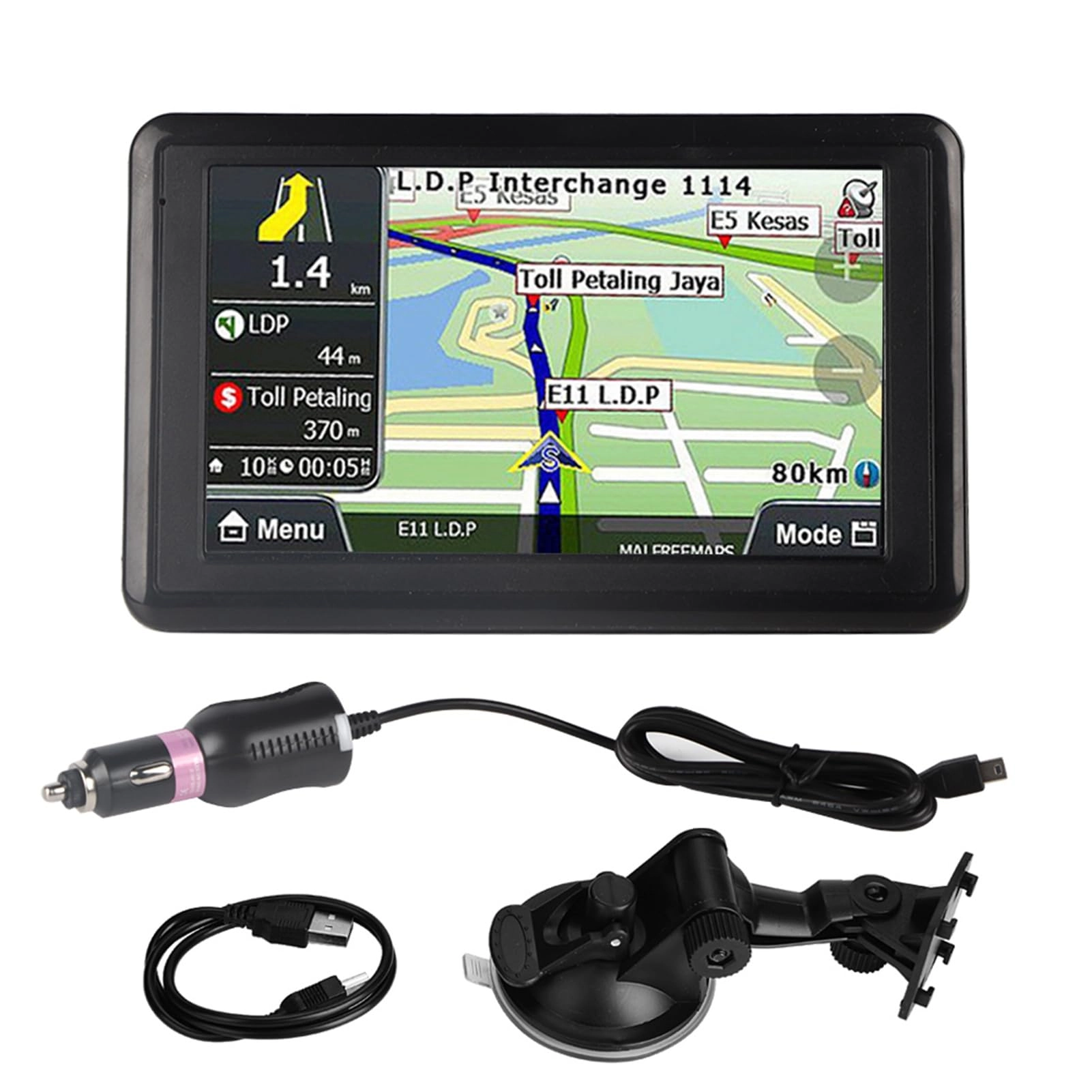 Brilluxa Universal Car GPS Navigator 4fbagpxm18 - 5 inch 256MB+8GB