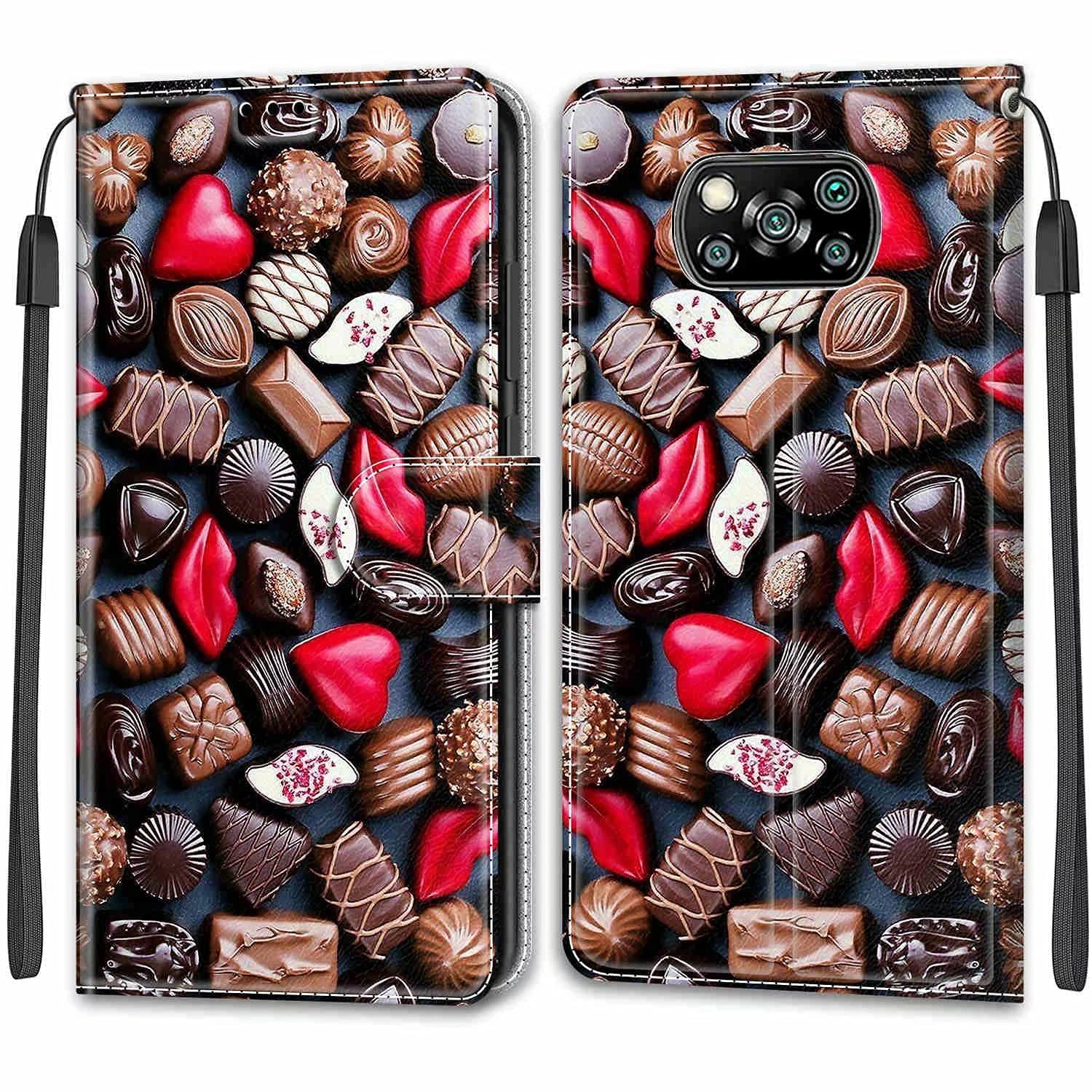 Wallet Case for Xiaomi POCO X3 NFC - Faux Leather, Thermoplastic Polyurethane