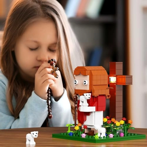 Jesus Building Block Set - The Shepherd God 324 pcs
