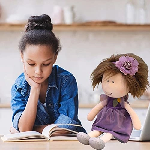 Rag Doll - 35cm Purple Handmade