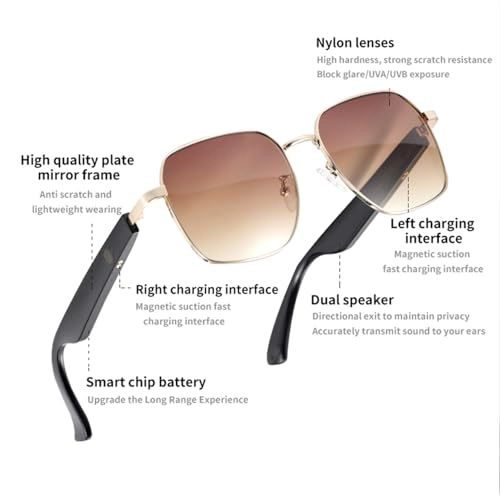 AI Smart Glasses - Bluetooth 5.4 150+ Languages