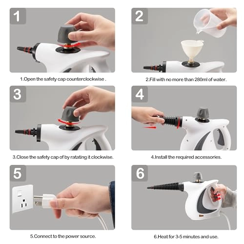 Handheld Steam Cleaner - 350 Milliliters