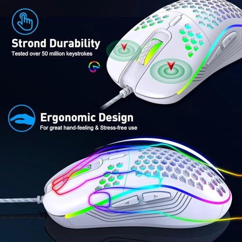 RGB Mechanical Game Mouse - USB