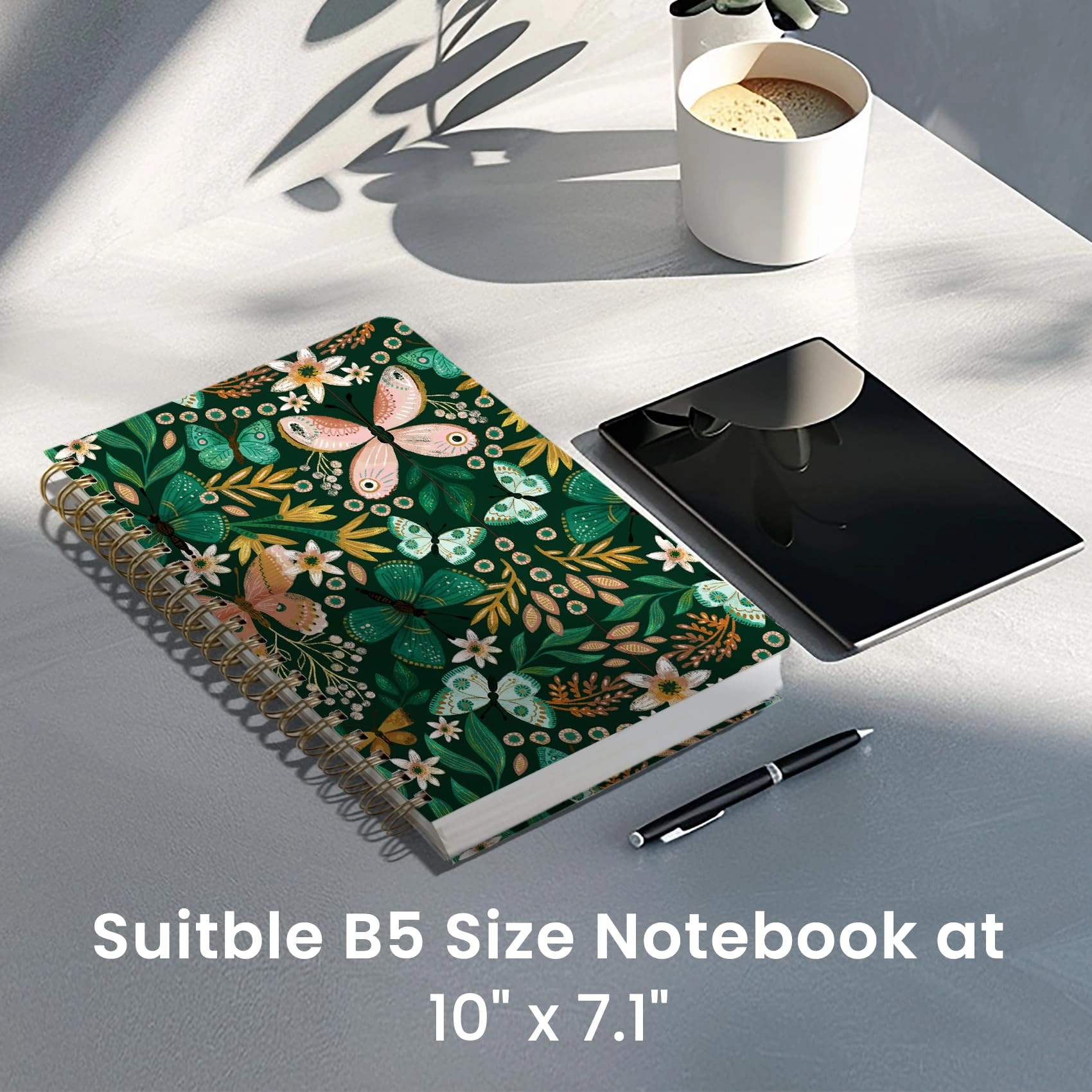 Spiral Notebook B5 Spiral - Lined 300 Pages
