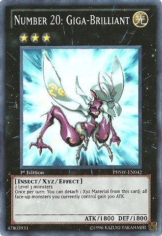 Yu-Gi-Oh! Number 20: Giga-Brilliant - PHSW-EN042 Unlimited Edition