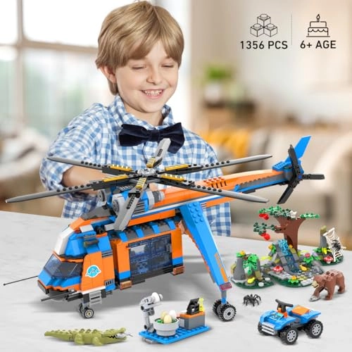 City Jungle Adventurer Helicopter - 1356 pcs