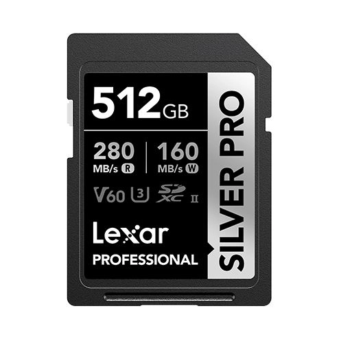 Lexar Professional Silver Pro SDXC UHS-II U3 V60 512GB