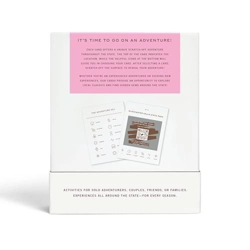 West Virginia Adventure Bucket List - 50 Scratch-Off Cards