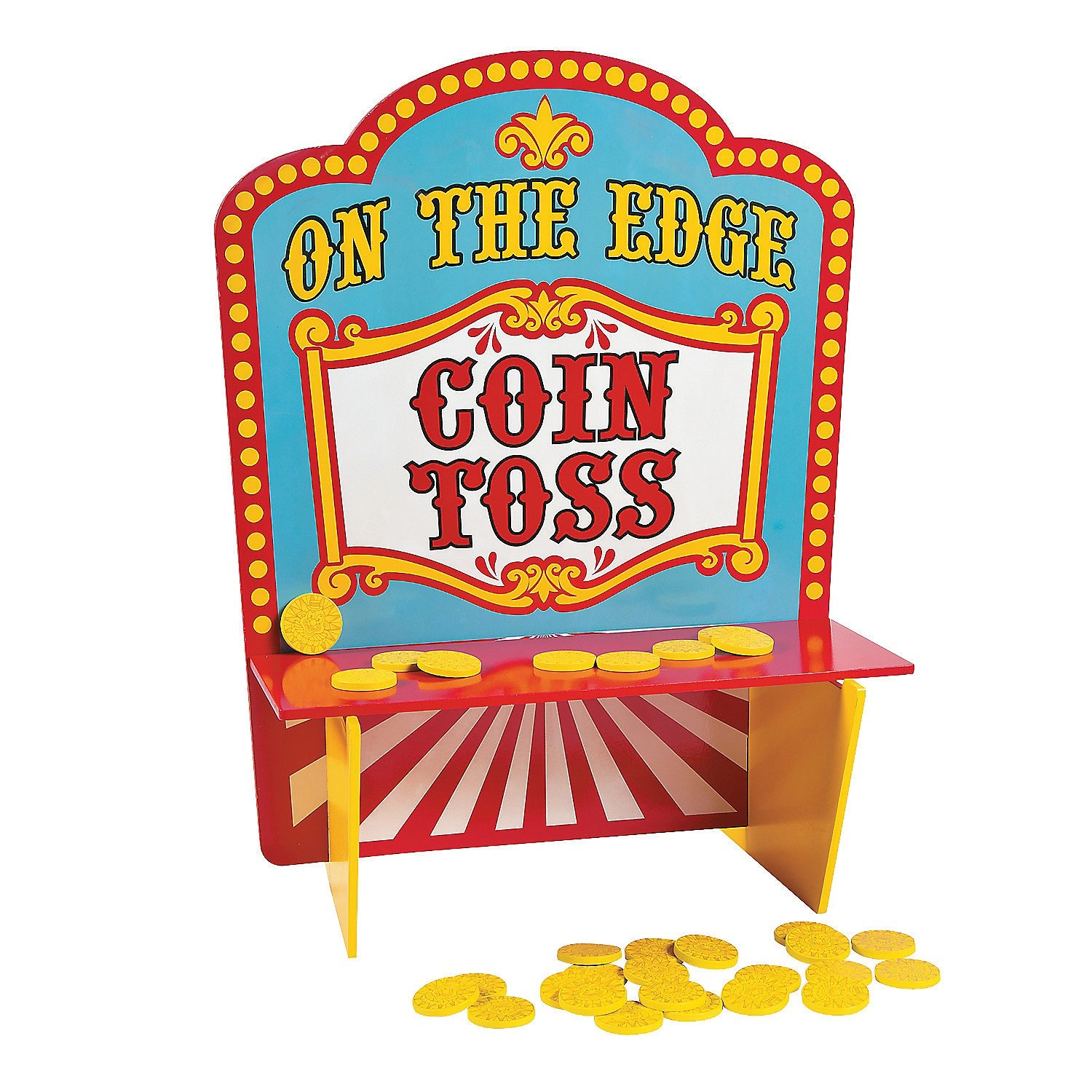 Oriental Trading Company On The Edge Carnival Coin Toss Game - Baby 30 Count