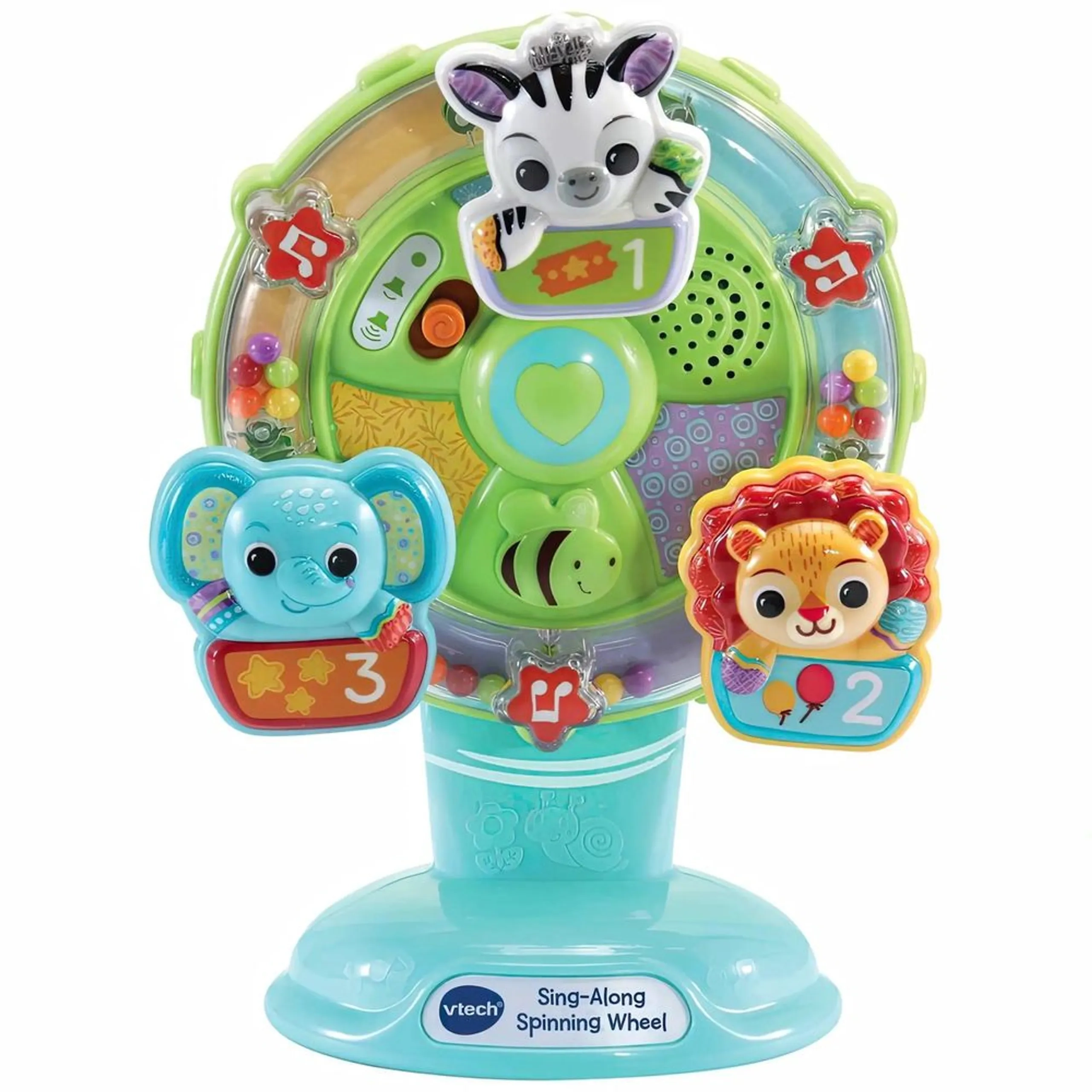 VTech Sing-A-Long Spinning Wheel - 4 sing-along songs Suitable for 6 to 24 months