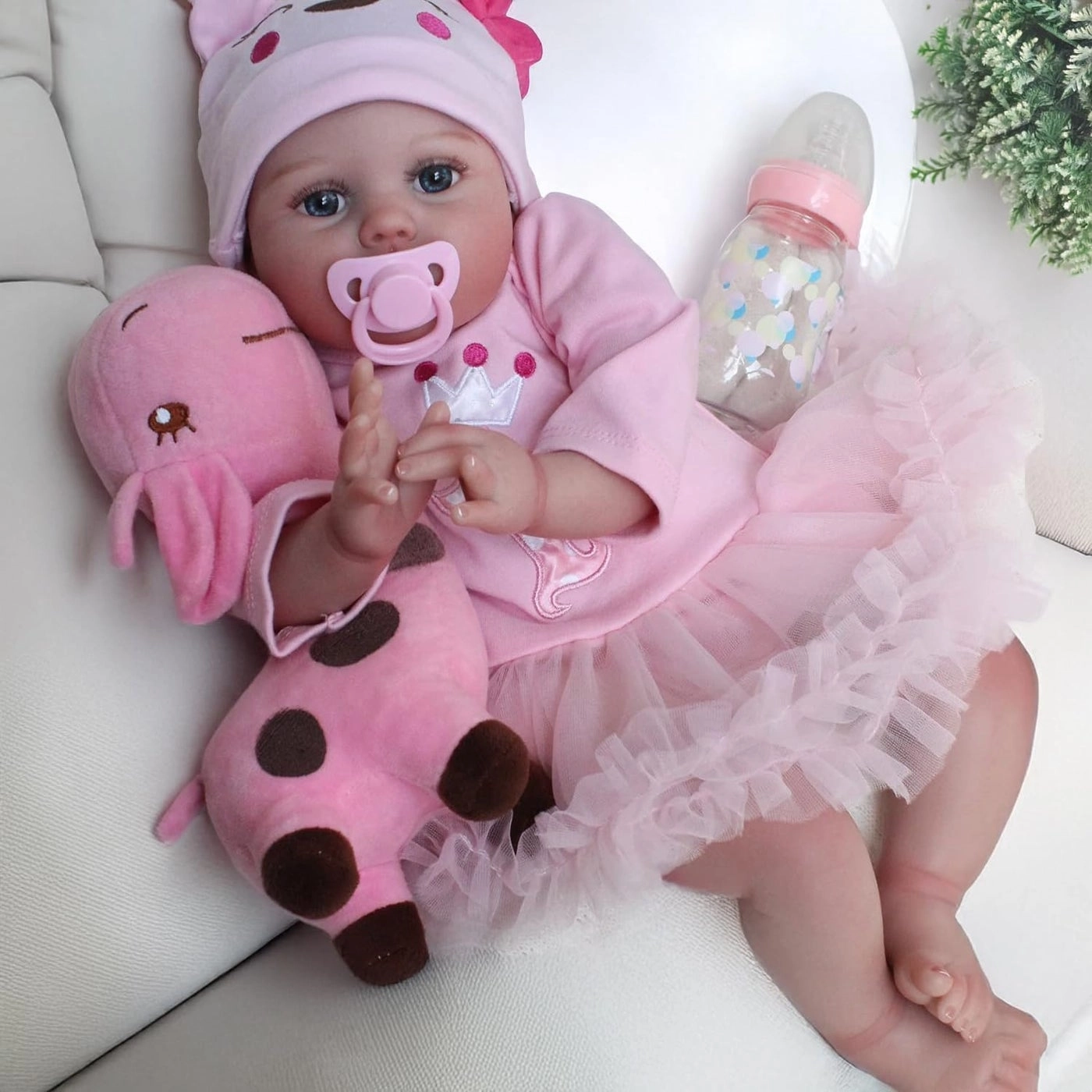 CHAREX Little Lucy Reborn Baby Doll - 20 Inch Soft Body Girl Ages 3+