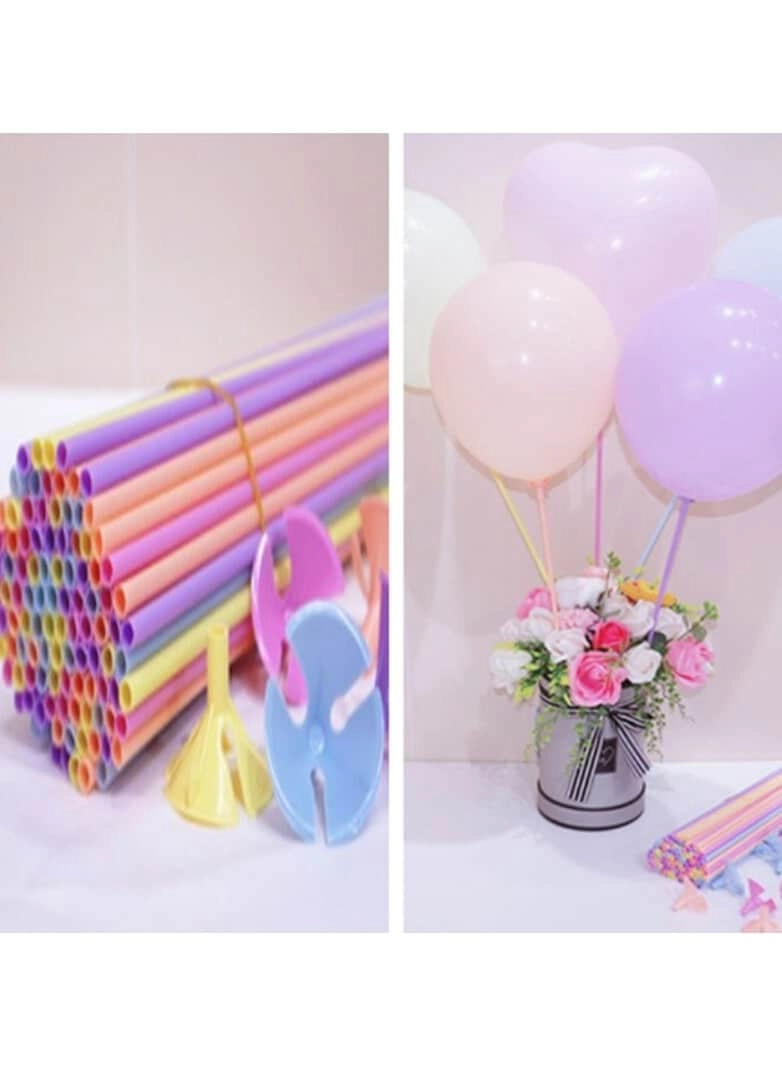 JOLLITY LLC Macaron Colorful Balloons Holder - 40pcs Birthday Baby shower