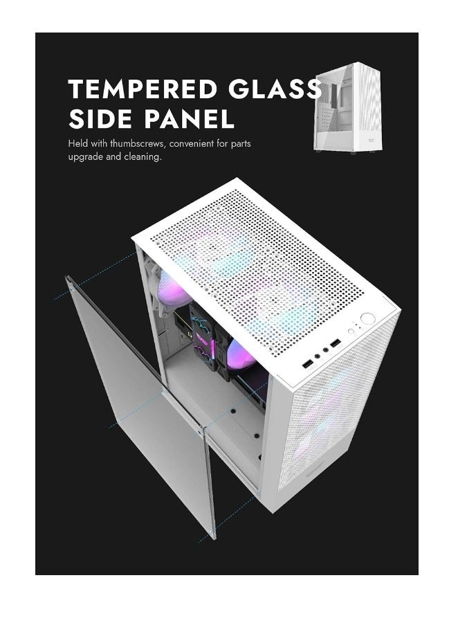 DB330M - Tempered Glass Side Panel Mid Tower