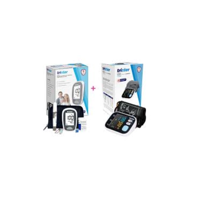 Trister Blood Pressure Monitor + Gluco Meter