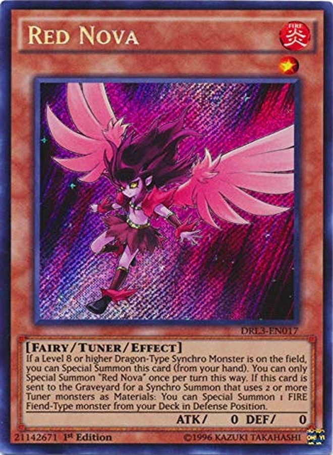 Yu-Gi-Oh! Red Nova DRL3-EN017 - 1st Edition Secret Rare