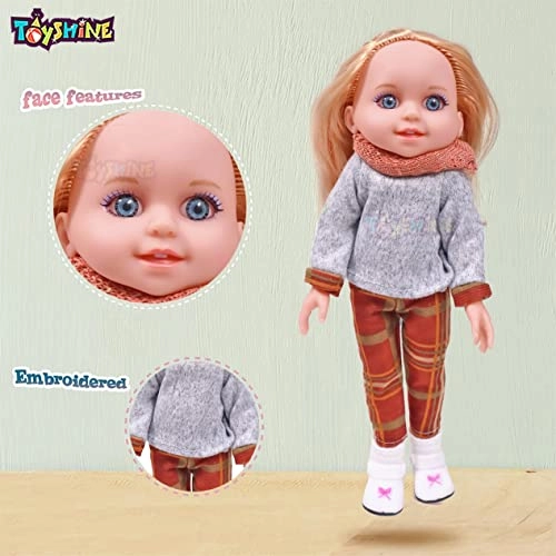 Niara Baby Doll - 12 Inches Vinyl Grey Sweater