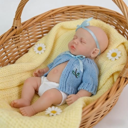 Reborn Baby Doll - 12 inch Vinyl Girl Ages 3+
