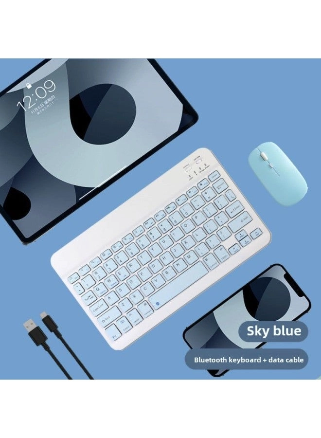 Generic Phablet Universal Android Wireless Bluetooth Keyboard + Charging Mouse + Sticker + Mouse Pad