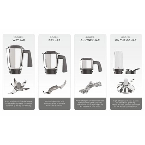 Neom Mixer Grinder - 1200 Milliliters 550 watts