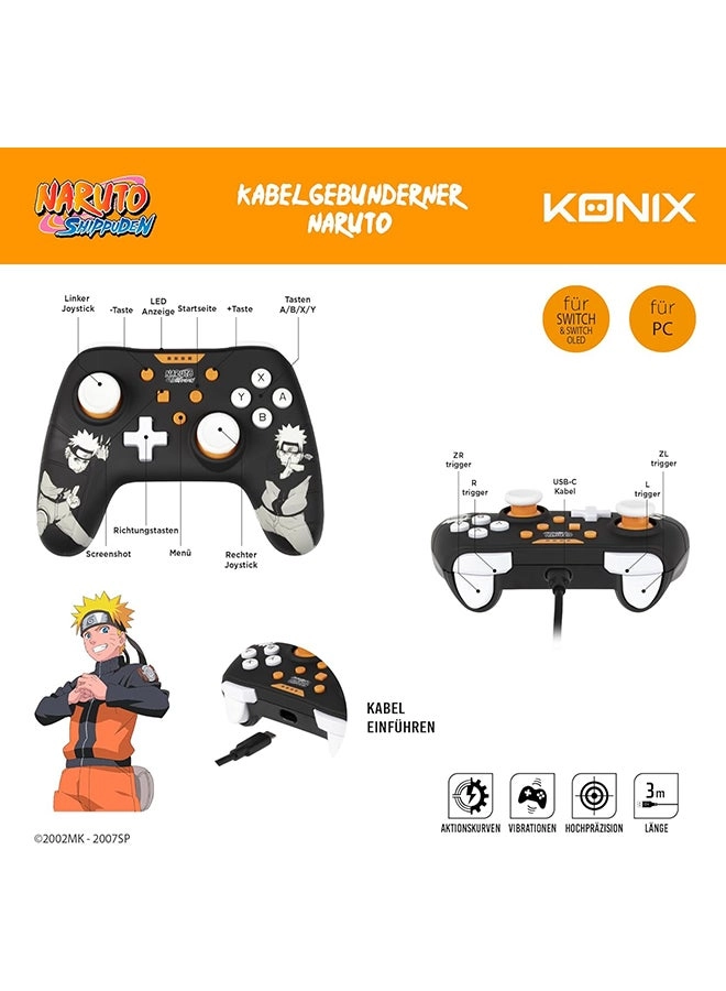 Nintendo Switch PC NARUTO PAD Black