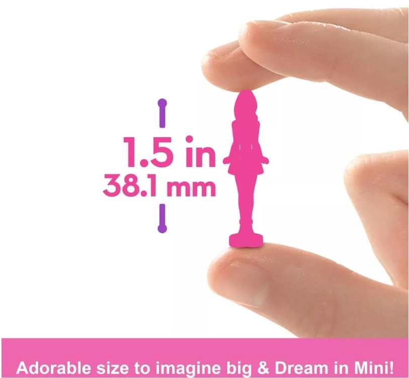 Barbie Mini BarbieLand Fashionistas - 1.5-inch Pack of 2 Ages 4+