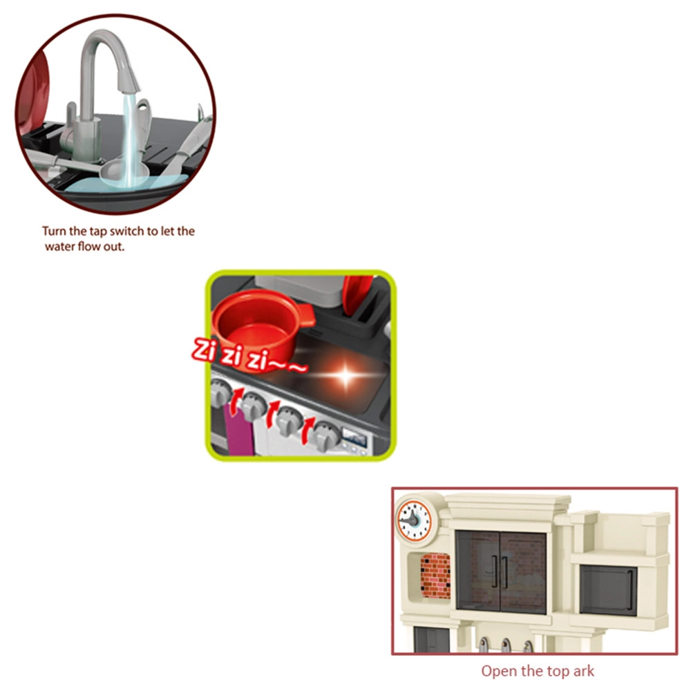 Kids Kitchen Pretend Play Cooking Set (GF-922-103)