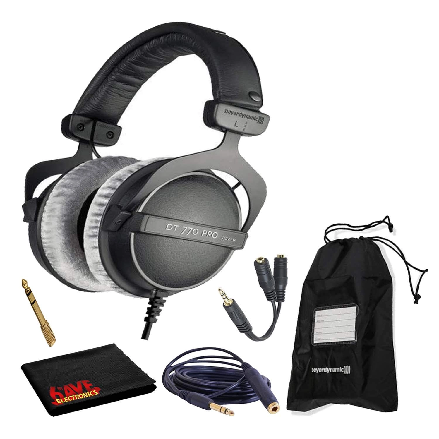 Beyerdynamic DT 770 PRO Wired Headphone Bundle
