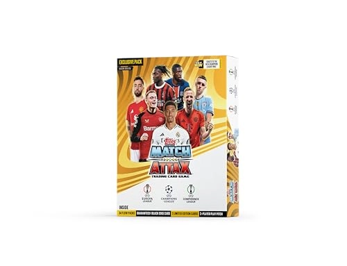 UEFA Champions League Match Attax 24/25 - 34 flow pack (5 cards each) Limited Edition Pack