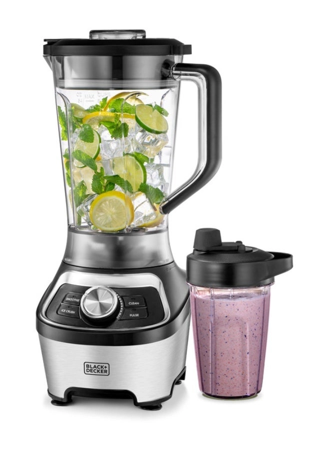 BD-BXH1200-B5 - Stainless steel six-blade design Smoothie and Ice crush presets 500ml travel cup