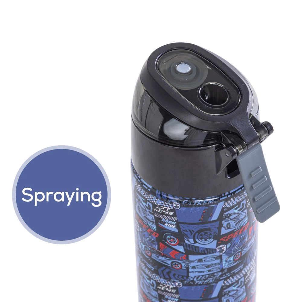Insulated Stainless Steel Water Bottle With Spray - 640ml