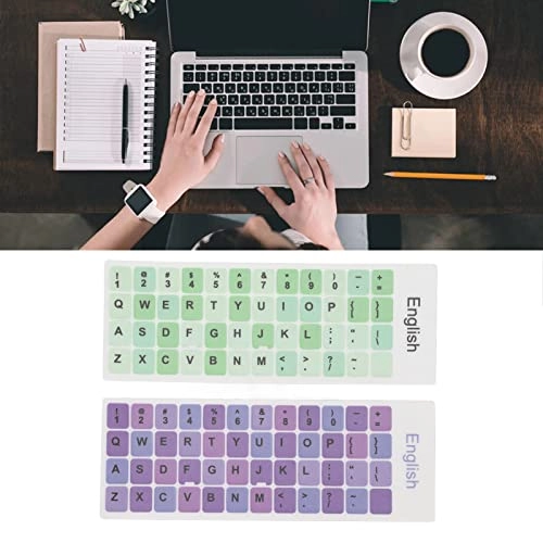 Keyboard Stickers - 2pcs English PVC
