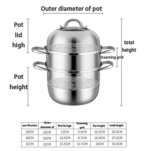 Stainless Steel Steamer - 4 Layer 38CM