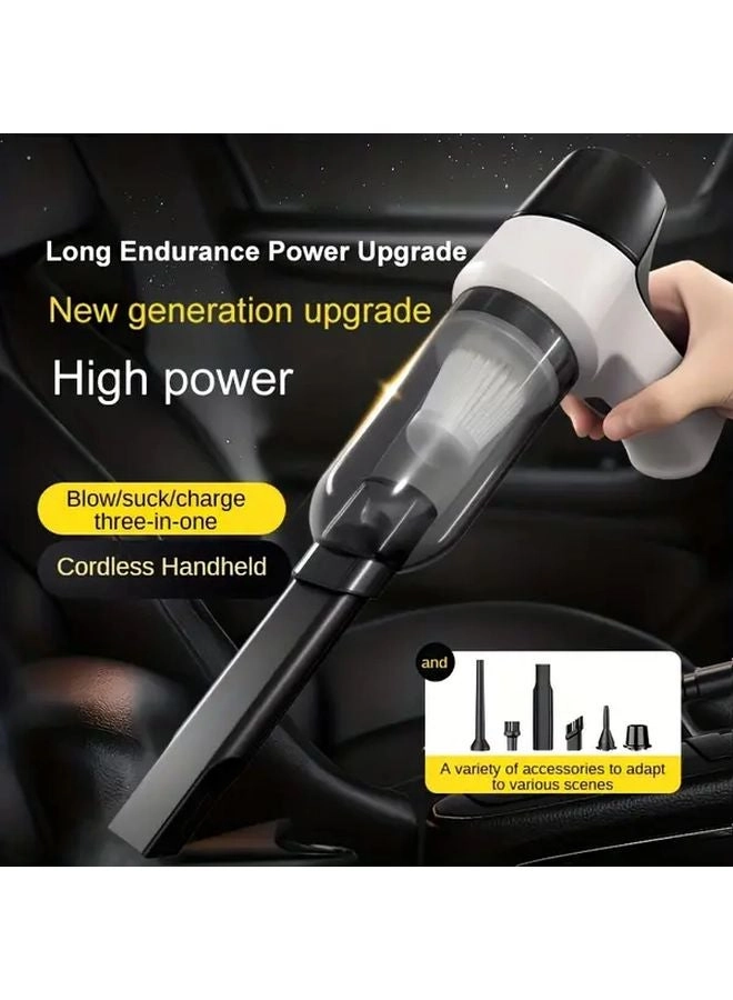 4-in-1 Wireless Handheld Vacuum Cleaner - 2000mAh
