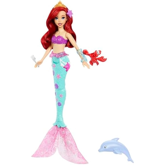 Ariel Doll - Mermaid + Sebastian Figure Ages 3+