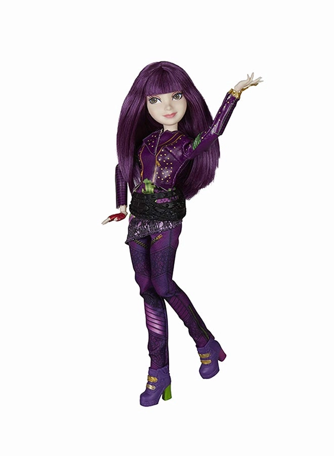 Disney Descendants Mal Doll - 5.84 in Purple/Black/Beige Ages 6+