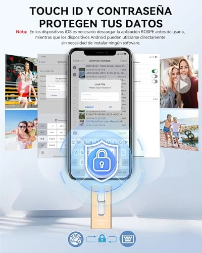 USB Stick - USB 3.0 Lightning Micro-USB USB-C 256GB