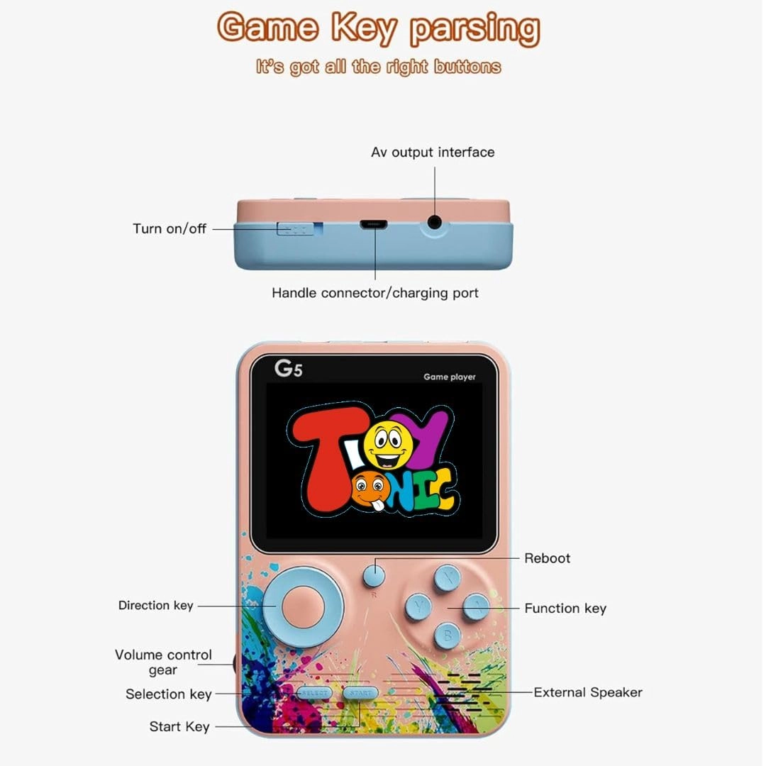 G5 - 3.0-Inch HD 500 Built-in Games